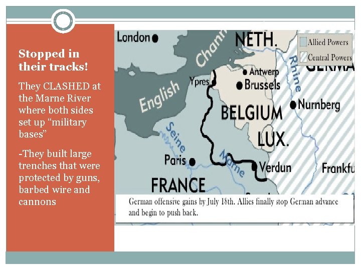 Stopped in their tracks! They CLASHED at the Marne River where both sides set
