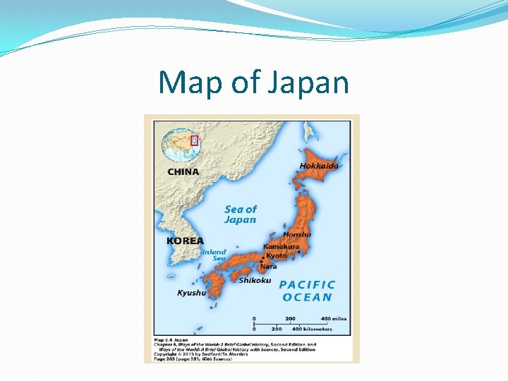 Map of Japan 