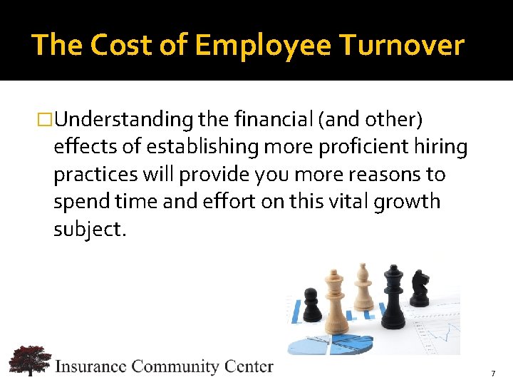 The Cost of Employee Turnover �Understanding the financial (and other) effects of establishing more