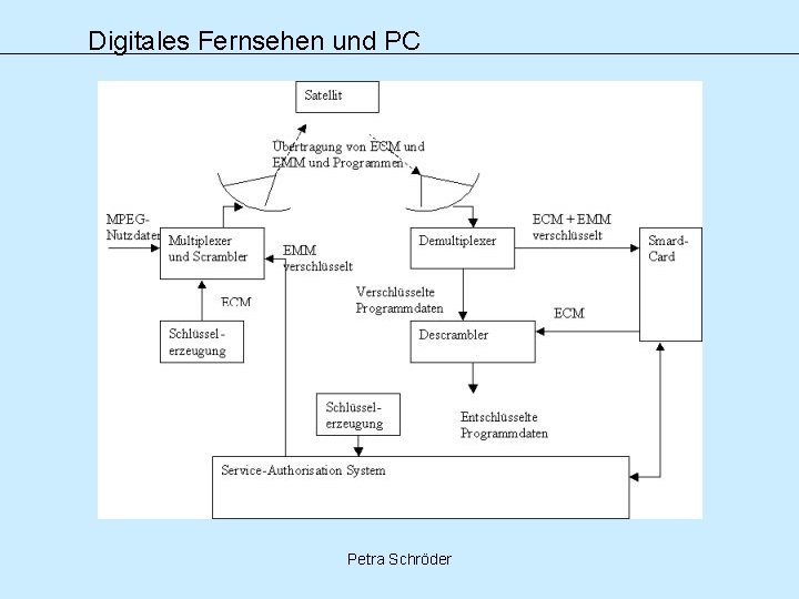 Digitales Fernsehen und PC Petra Schröder 