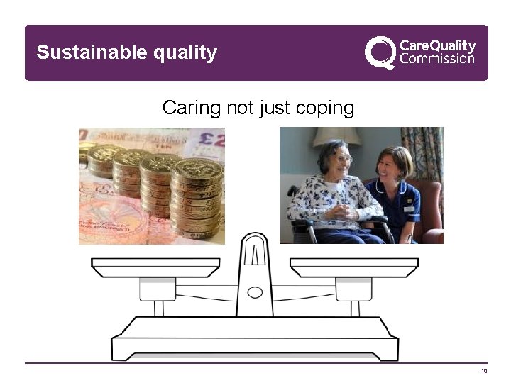 Sustainable quality Caring not just coping 10 