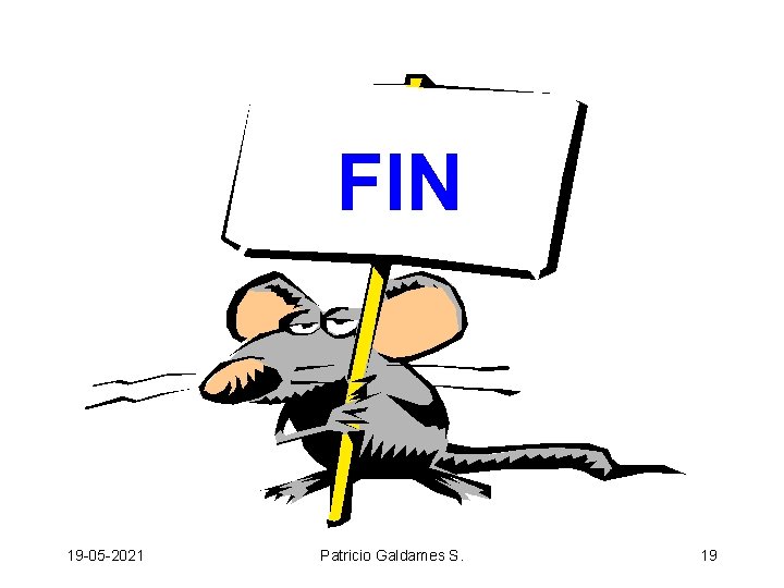 FIN 19 -05 -2021 Patricio Galdames S. 19 