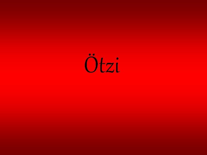 Ötzi 