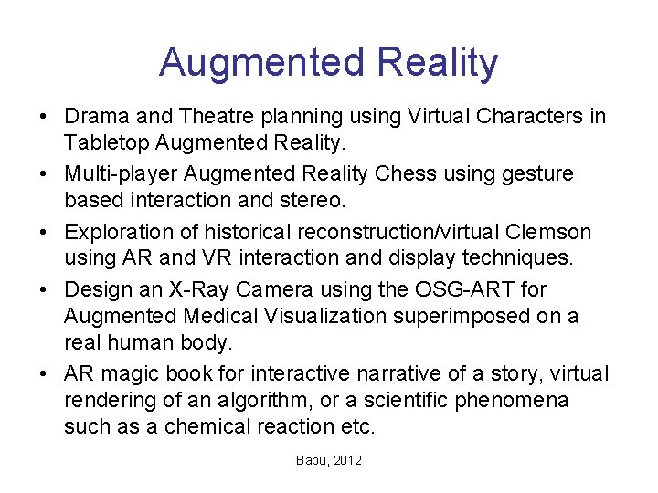 Augmented Reality • Drama and Theatre planning using Virtual Characters in Tabletop Augmented Reality.