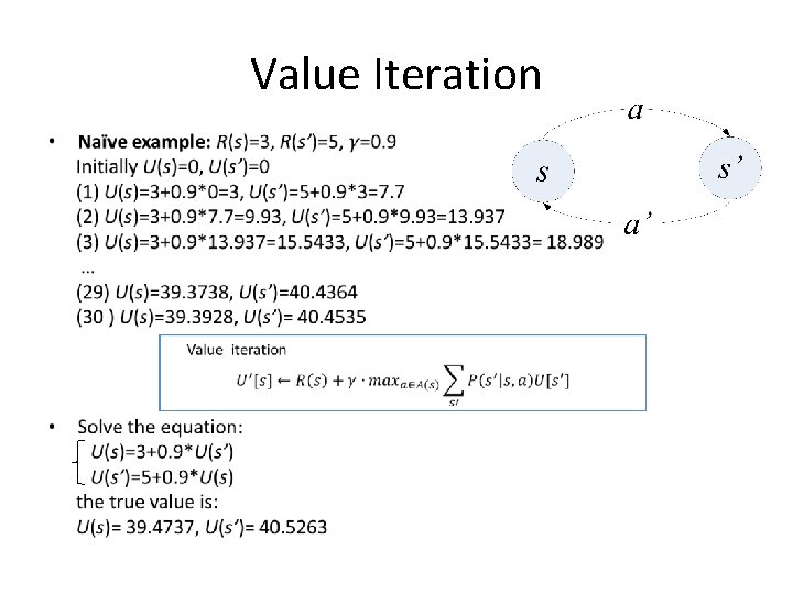 Value Iteration • 