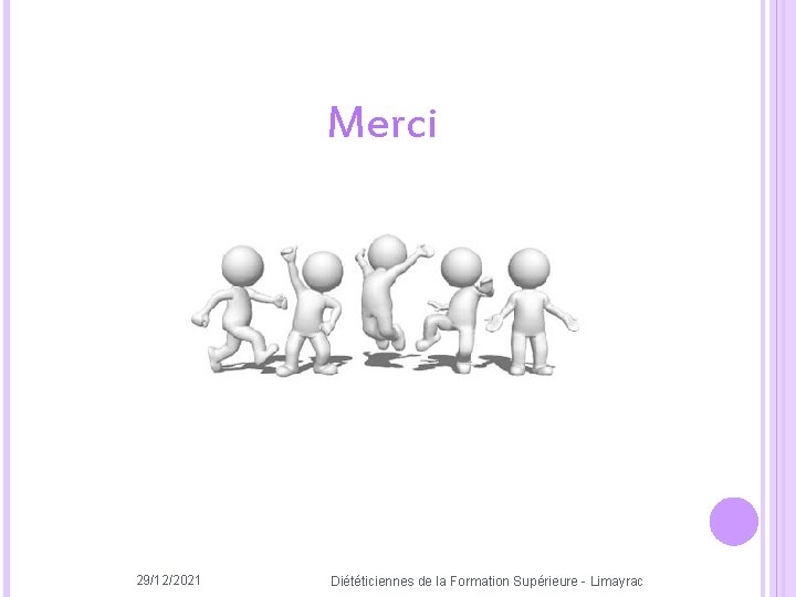 Merci 29/12/2021 Diététiciennes de la Formation Supérieure - Limayrac 