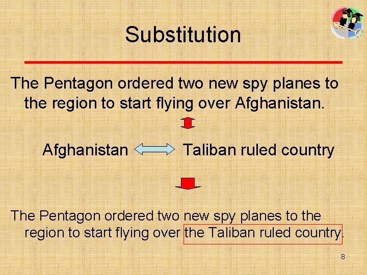 Substitution The Pentagon ordered two new spy planes to the region to start flying