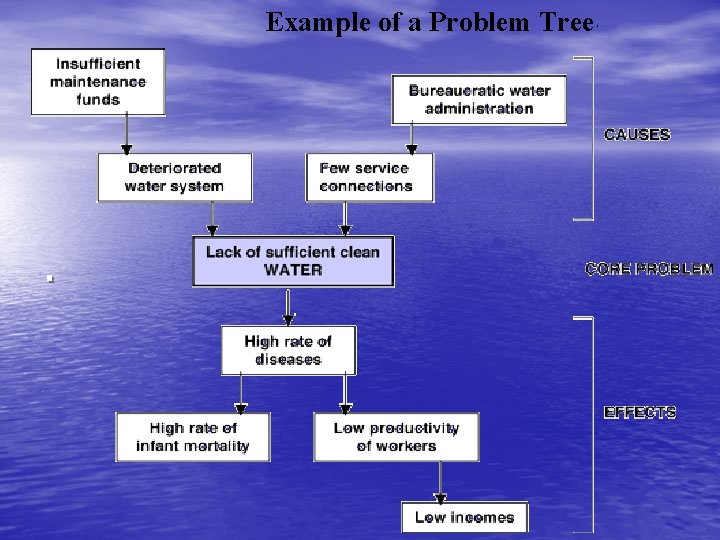 Example of a Problem Tree . ’ 