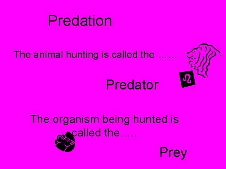 Predacity Science Review Section 1 Interactions Among Living Things