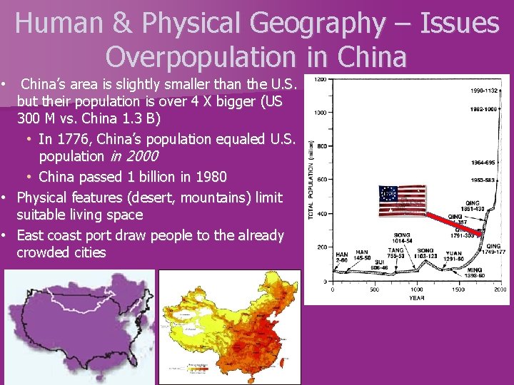 Human & Physical Geography – Issues Overpopulation in China’s area is slightly smaller than Human & Physical Geography – Issues Overpopulation in China’s area is slightly smaller than