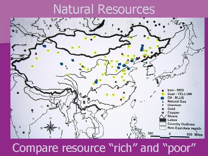 Natural Resources Compare resource “rich” and “poor” Natural Resources Compare resource “rich” and “poor”