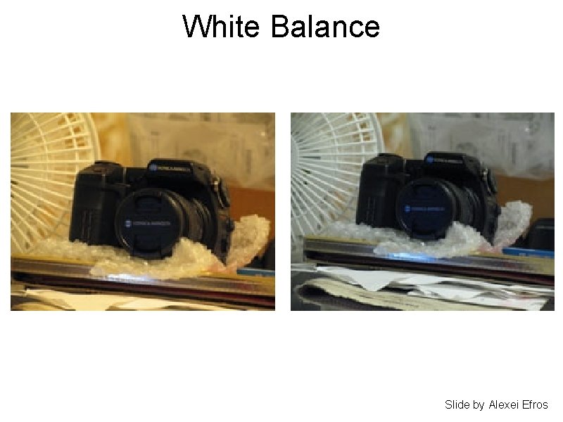 White Balance Slide by Alexei Efros 
