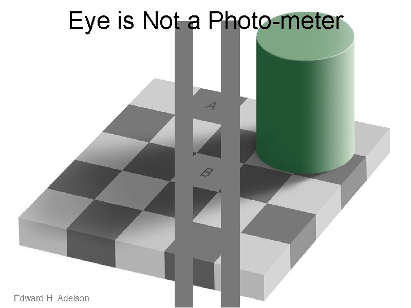 Eye is Not a Photo-meter 