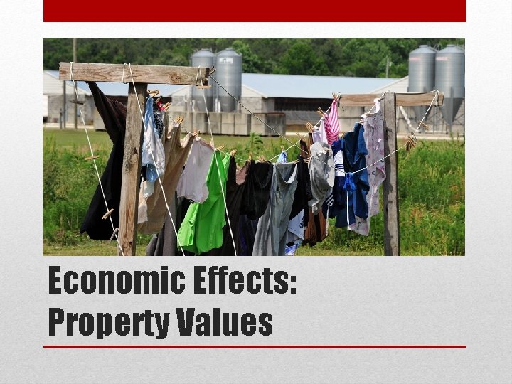 Economic Effects: Property Values 