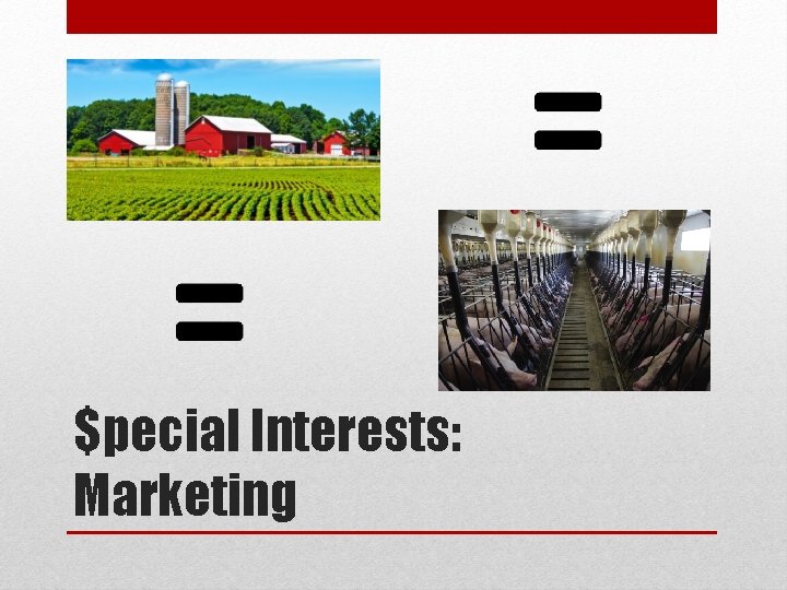 $pecial Interests: Marketing 