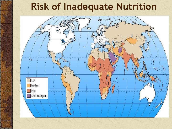 Risk of Inadequate Nutrition 