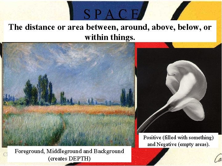 SPACE The distance or area between, around, above, below, or withings. Robert Mapplethorpe Positive SPACE The distance or area between, around, above, below, or withings. Robert Mapplethorpe Positive