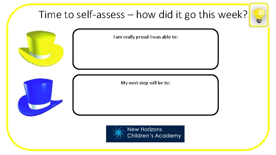 Time to self-assess – how did it go this week? I am really proud