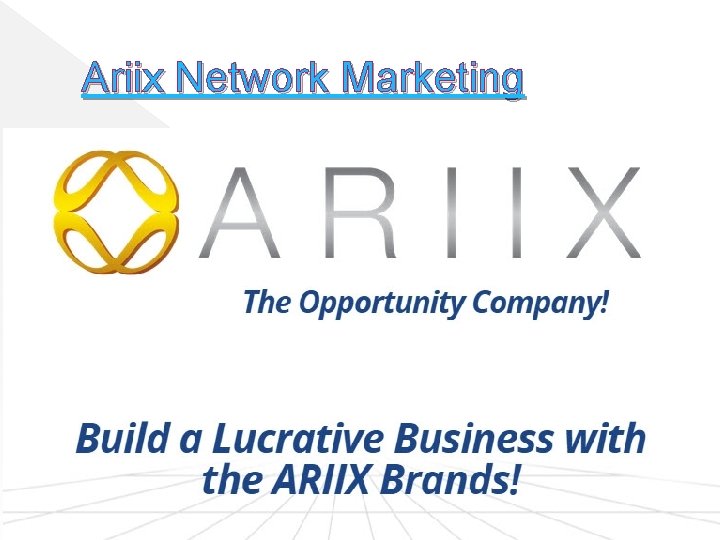 Ariix Network Marketing 