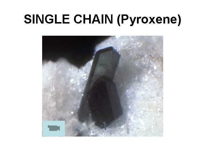 SINGLE CHAIN (Pyroxene) 