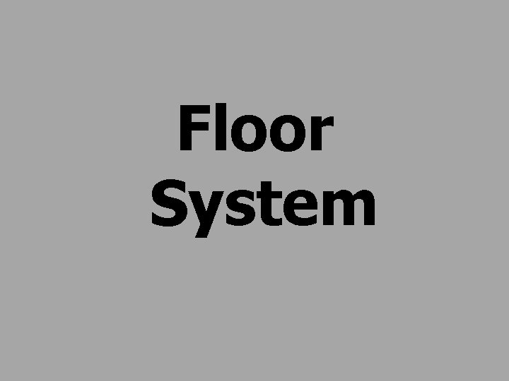 Floor System 
