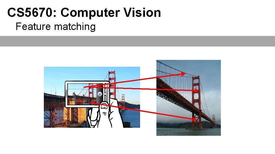 CS 5670: Computer Vision Feature matching 