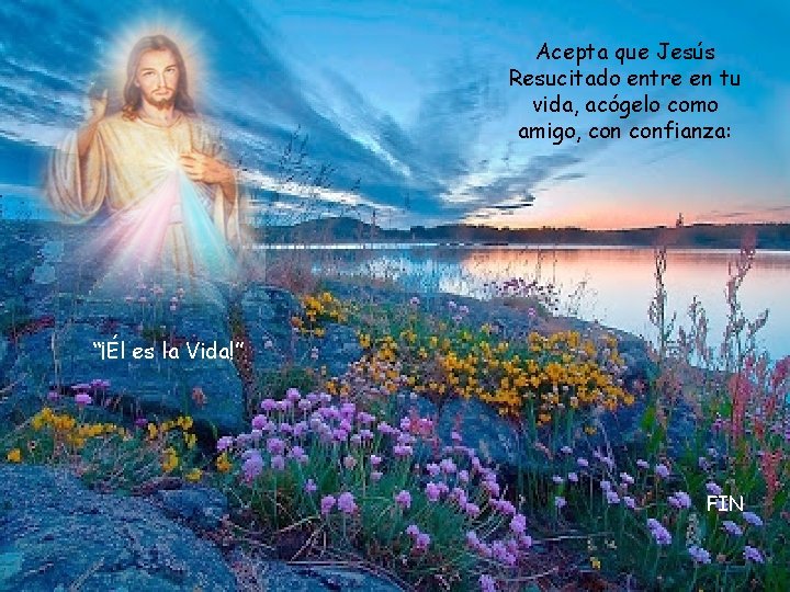 Acepta que Jesús Resucitado entre en tu vida, acógelo como amigo, confianza: “¡Él es