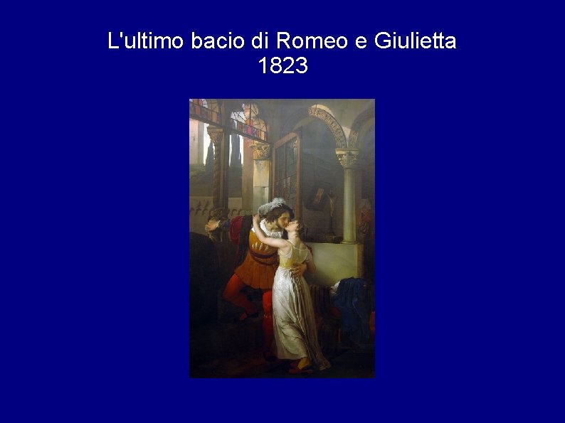 L'ultimo bacio di Romeo e Giulietta 1823 
