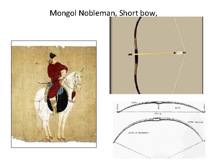 Mongol Nobleman, Short bow, 