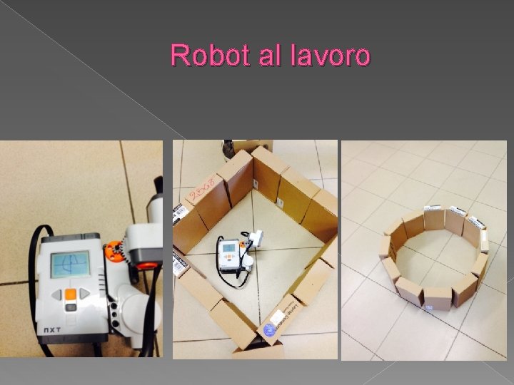 Robot al lavoro 