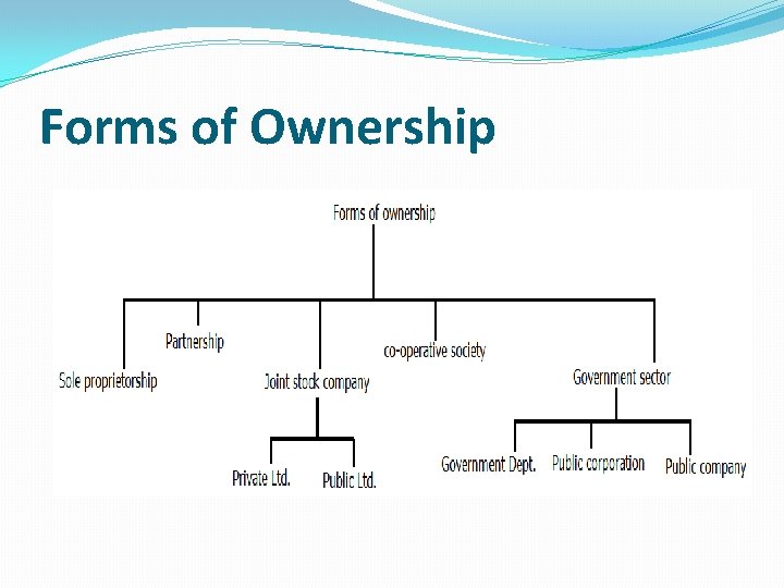 Forms of Ownership Forms of Ownership