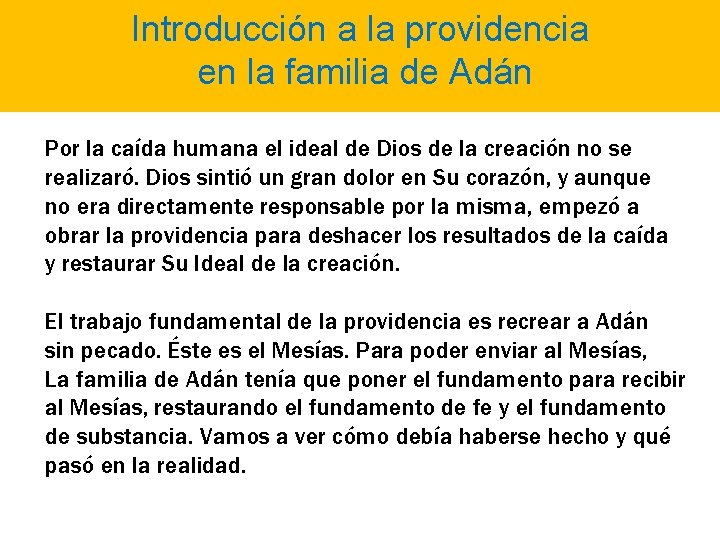 La Historia de la Restauracin en la familia