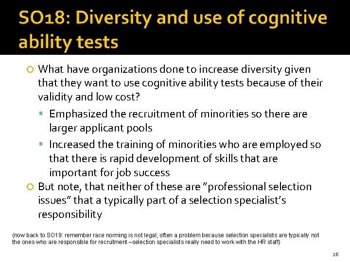What have organizations done to increase diversity given that they want to use cognitive