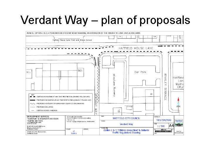 Verdant Way – plan of proposals 