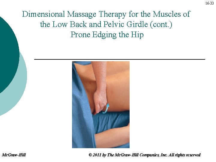 16 -33 Dimensional Massage Therapy for the Muscles of the Low Back and Pelvic