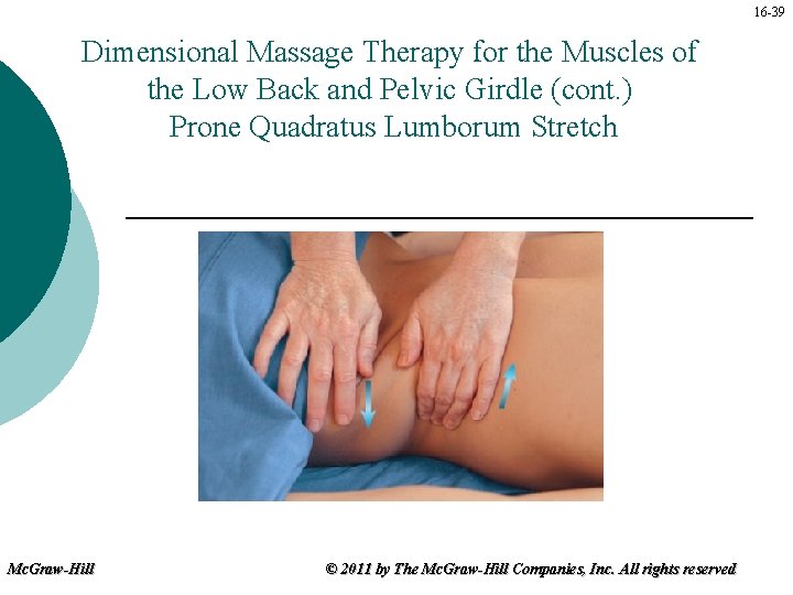 16 -39 Dimensional Massage Therapy for the Muscles of the Low Back and Pelvic