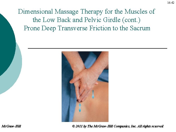 16 -42 Dimensional Massage Therapy for the Muscles of the Low Back and Pelvic