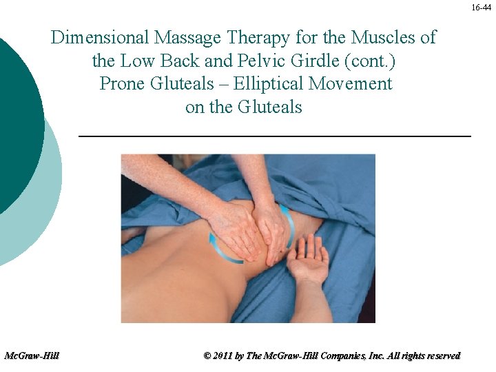 16 -44 Dimensional Massage Therapy for the Muscles of the Low Back and Pelvic