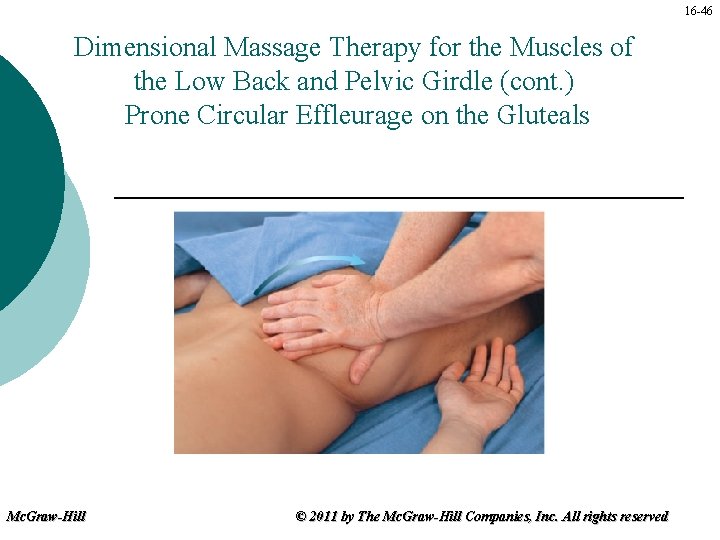 16 -46 Dimensional Massage Therapy for the Muscles of the Low Back and Pelvic