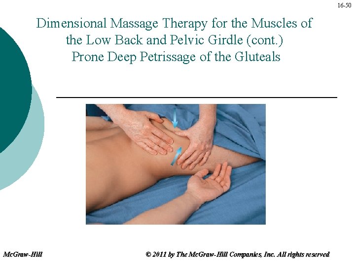 16 -50 Dimensional Massage Therapy for the Muscles of the Low Back and Pelvic