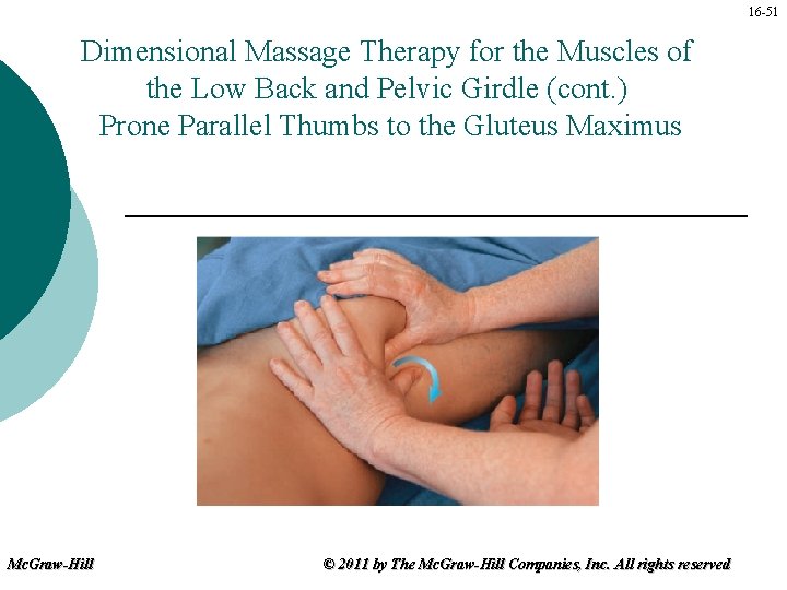 16 -51 Dimensional Massage Therapy for the Muscles of the Low Back and Pelvic