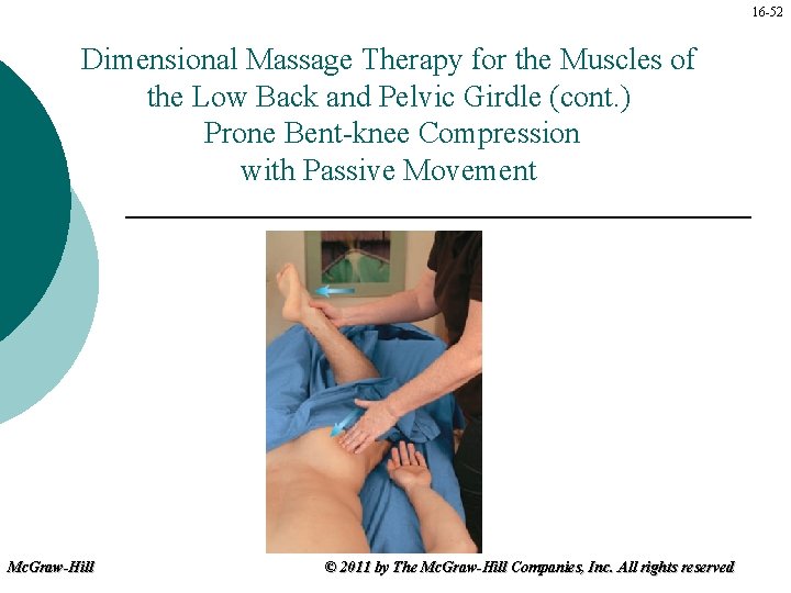 16 -52 Dimensional Massage Therapy for the Muscles of the Low Back and Pelvic