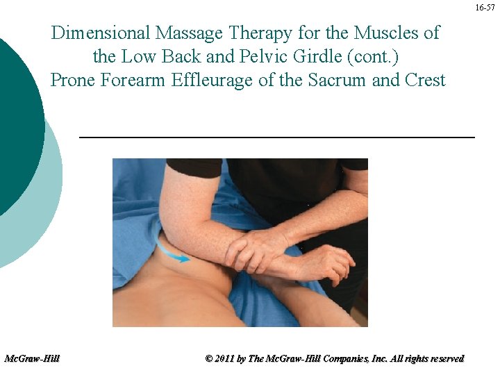 16 -57 Dimensional Massage Therapy for the Muscles of the Low Back and Pelvic