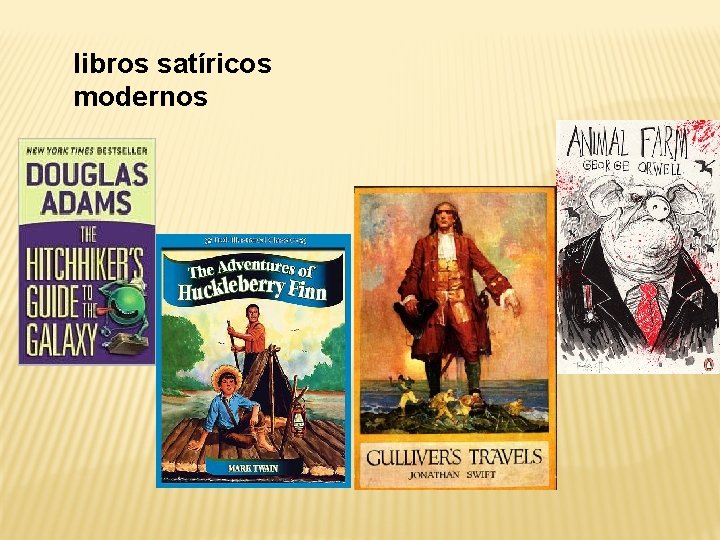 libros satíricos modernos 