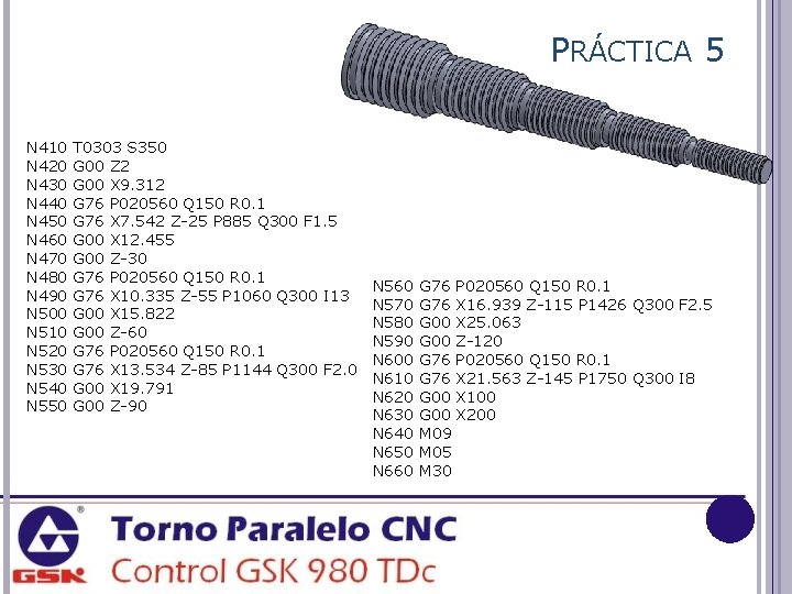 PRÁCTICA 5 N 410 N 420 N 430 N 440 N 450 N 460