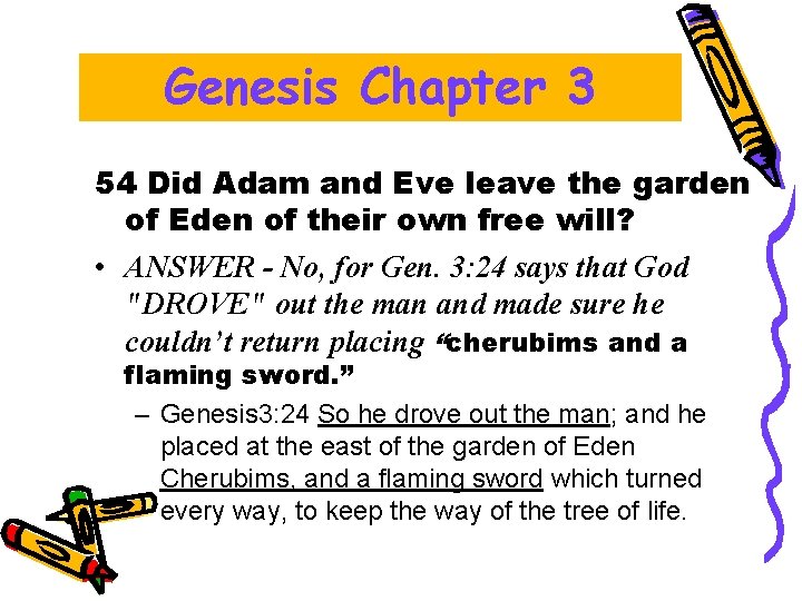Genesis Chapter 3 54 Did Adam and Eve leave the garden of Eden of Genesis Chapter 3 54 Did Adam and Eve leave the garden of Eden of