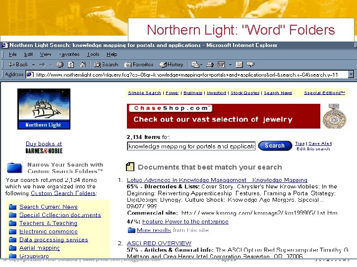 Northern Light: "Word" Folders copyright 2000 Primix Solutions | www. primix. com | info@primix.