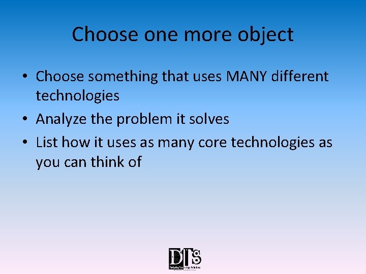 Core Concepts of Technologies Review of the core