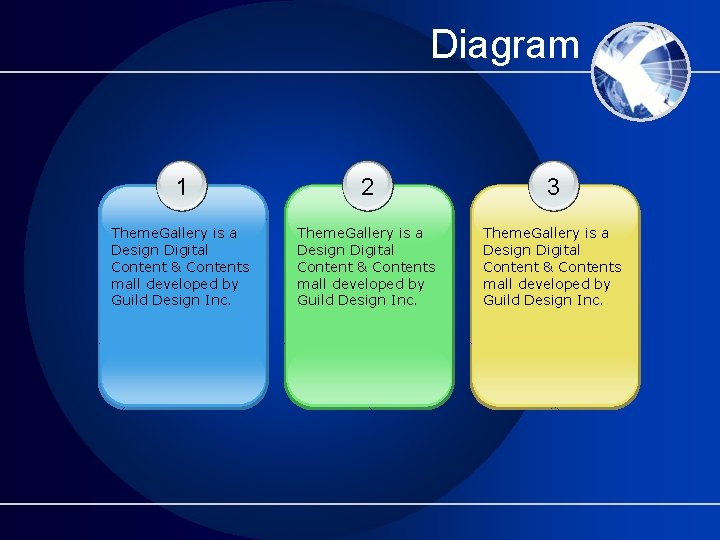 Diagram 1 2 3 Theme. Gallery is a Design Digital Content & Contents mall