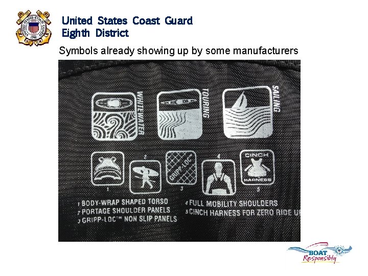 United States Coast Guard Eighth District Symbols already showing up by some manufacturers 